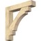 Ekena Millwork Merced Block Rough Sawn Bracket w/ Offset Brace, Douglas Fir, 8"W x 42"D x 42"H BKT0806X42X42MRC05RDF - alternate 1